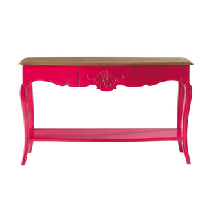 Console roze Haute couture