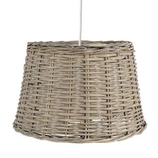 Suspension Rotin grise petit modèle<br />