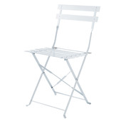 Set van 2 witte stoelen Guinguette
