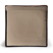 Assiette plate Allure grise <br /> - Lot de 6