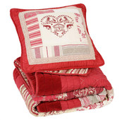 Quilt St Christophe +pillowcase set, large