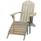 Chaise longue de jardin bois Ontario