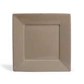 Assiette dessert Inspiration taupe <br /> - Lot de 6