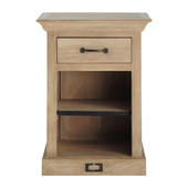 Nachttisch Metall und Holz Naturaliste