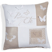 Butterfly patchwork cushion cover
