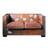 Canapé cuir 2 places fixe<br />Globe Trotteur