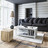 Canapé anthracite 4 places<br />Trocadero