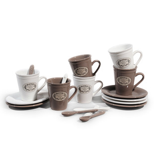 Coffret 6 tasses à café Blason