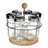Espositore girevole 6 barattoli Spezie