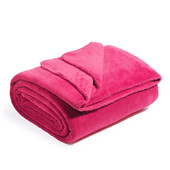 Heat fuchsia blanket