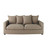 Zitbank taupe 3 plaatsen Leonard