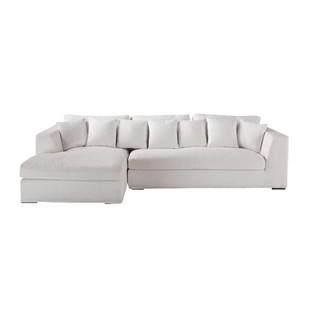 5-seat corner sofa in ivory <br />Long Island