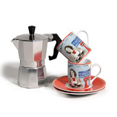 Coffret 2 tasses et cafétière sweet coffee
