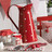 Serviette Cerise <br /> - Lot de 6