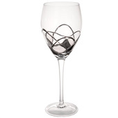 Waterglas zilveren draad <br /> - Lot van 6
