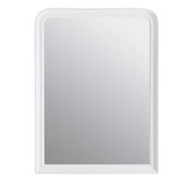 Miroir Elianne arrondi blanc 90x120
