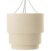 Pantalla de techo Tambour marfil