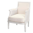 Fauteuil ivoire  Casanova
