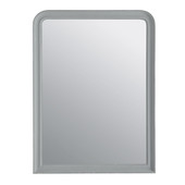 Miroir Elianne arrondi gris 90x120