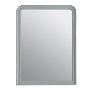 Miroir Elianne arrondi gris 90x120