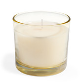 Bougie Verre ivoire <br /> - Lot de 6