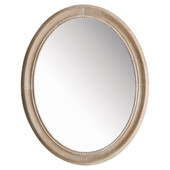 Miroir Louis ovale naturel