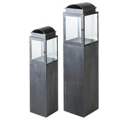 Set van 2 Antibes metalen lantaarns