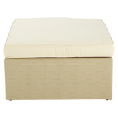 Pouf da esterno beige Ibiza