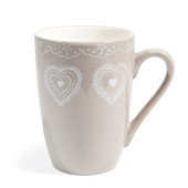 Mug Cuore bianco <br /> - Lotto di 6