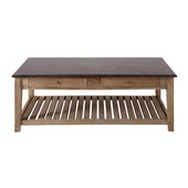 Salontafel in gerecycleerd hout Auteuil