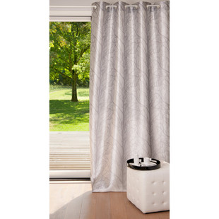 Rideau arbre gris  <br /> - Lot de 2