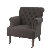 Zetel taupe linnen Augustin