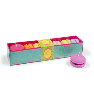 Bougie boîte Macarons
