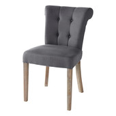 Polsterstuhl Leinen taupe Boudoir