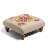 Pouf Tzigane lin