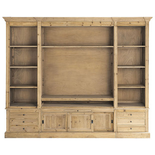 Natural wood TV bookcase  Passy