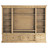 Natural wood TV bookcase  Passy