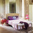 Fauteuil fuchsia  Louis