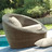 Fauteuil de jardin rond  Bali