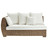 Rattansofa 2-Sitzer Hampton
