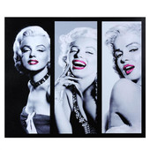 Marilyn glamour canvas print