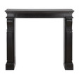 Decoratieve schoorsteenmantel zwart Kingdom