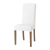 Funda de silla de lino blanco Alice