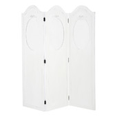 Biombo blanco marfil Charlotte