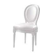 Chaise blanche  Louis