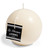 Candela sfera bianca <br /> - Lotto di 6