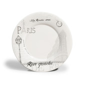 Assiette à dessert Rive gauche <br /> - Lot de 6