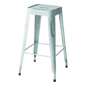 Tabouret de bar indus bleu vintage Jim