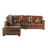 5-seat leather corner sofa  Stanford