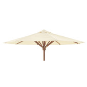 Parasol 250 cm rond ivoire Oléron